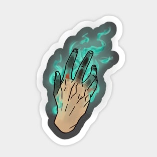 Fireball (Teal) Sticker